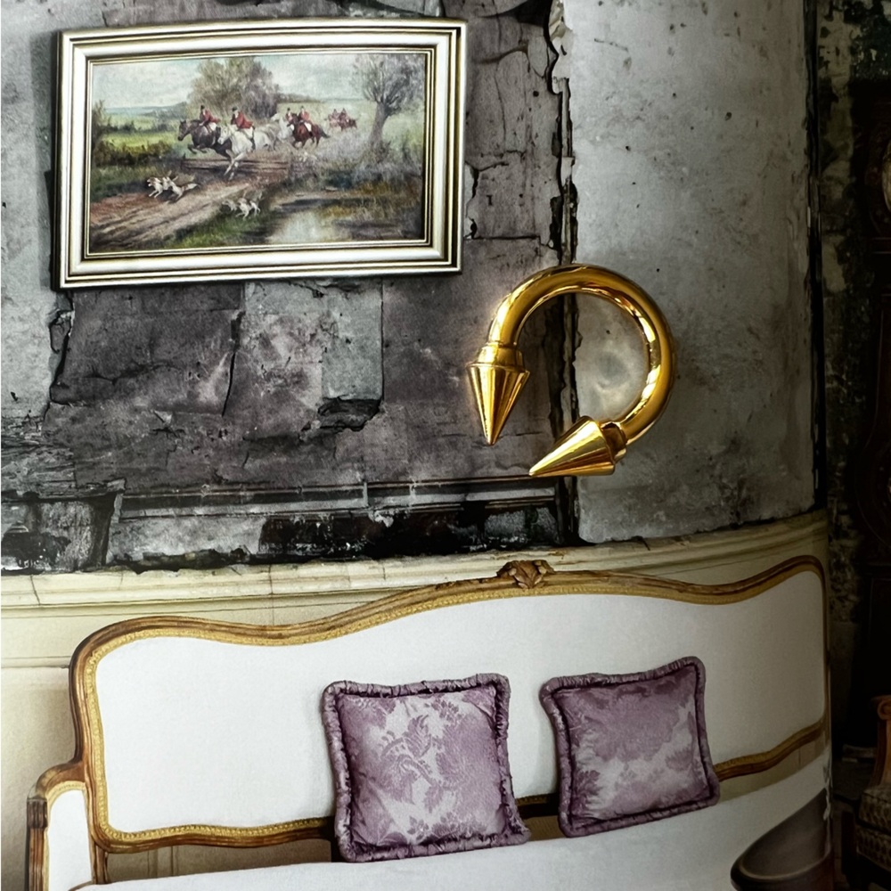 VITA FEDE 24K Gold Plated Titan Ring
